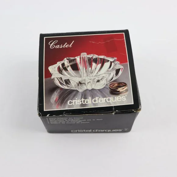 Castel Cristal D'Arques Lead Crystal Ring Tree Genuine Bleikristall 24% PbO - Picture 8 of 13